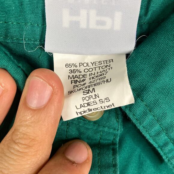 O'Reilly Auto Shirt Womens Size S Green Short Sleeve Work Uniform Embroidered - Picture 3 of 8